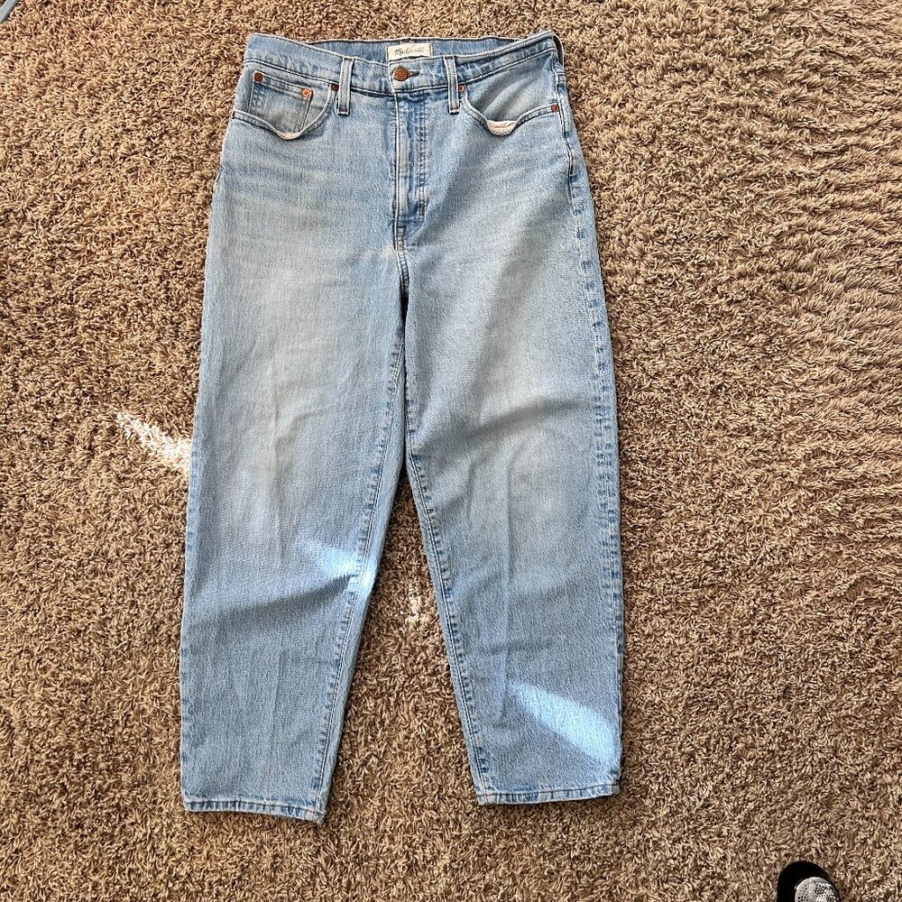 Madewell Sky Blue Ankle Jeans